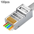 Cat6e Shielded RJ45 Connector - 100 pieces for Gaming PC