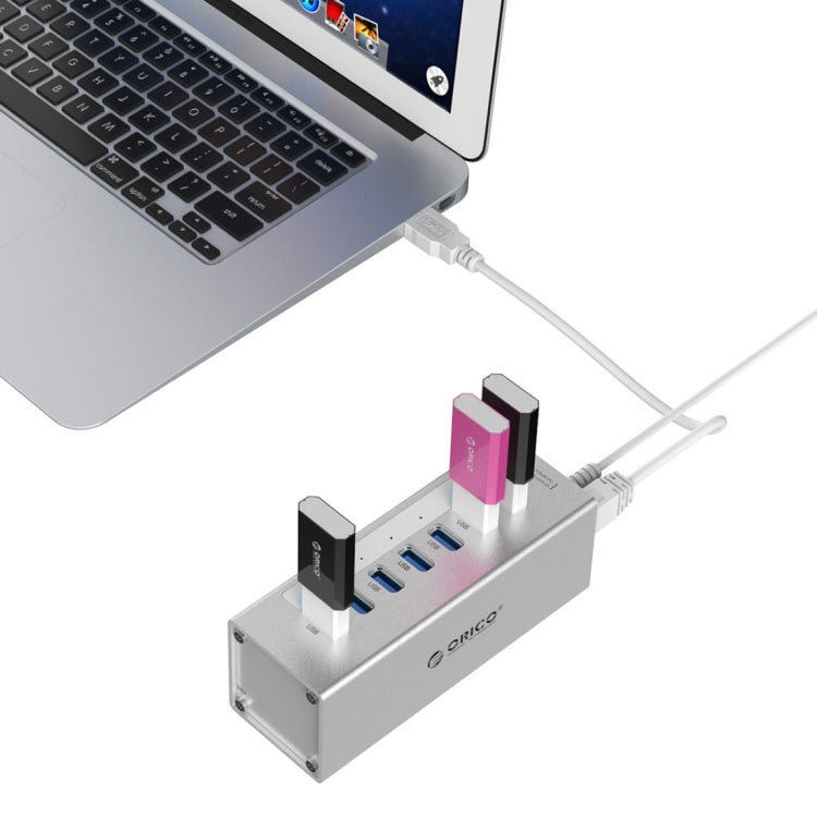 HUB USB 3.0 7 Ports Aluminium pour PC - Accessoire Gaming