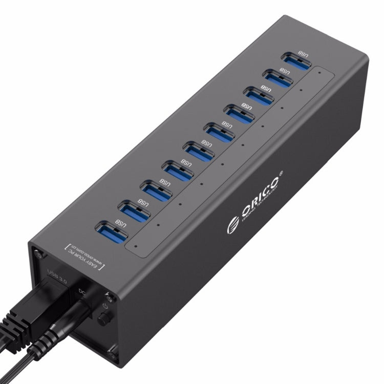 Hub USB 3.0 Aluminium 10 Ports pour PC - Accessoire Gaming