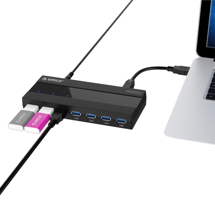 ORICO 7-Port USB 3.0 Hub for PCs and Smartphones - High-Speed