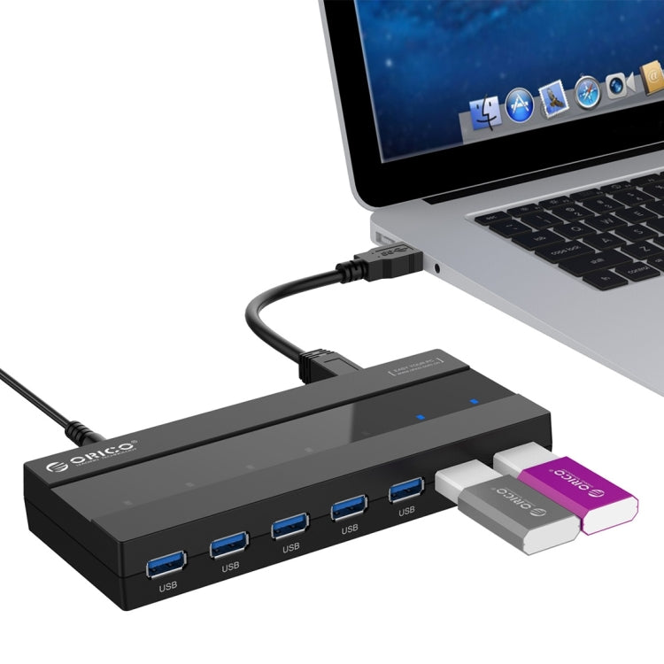 ORICO 7-Port USB 3.0 Hub for PCs and Smartphones - High-Speed