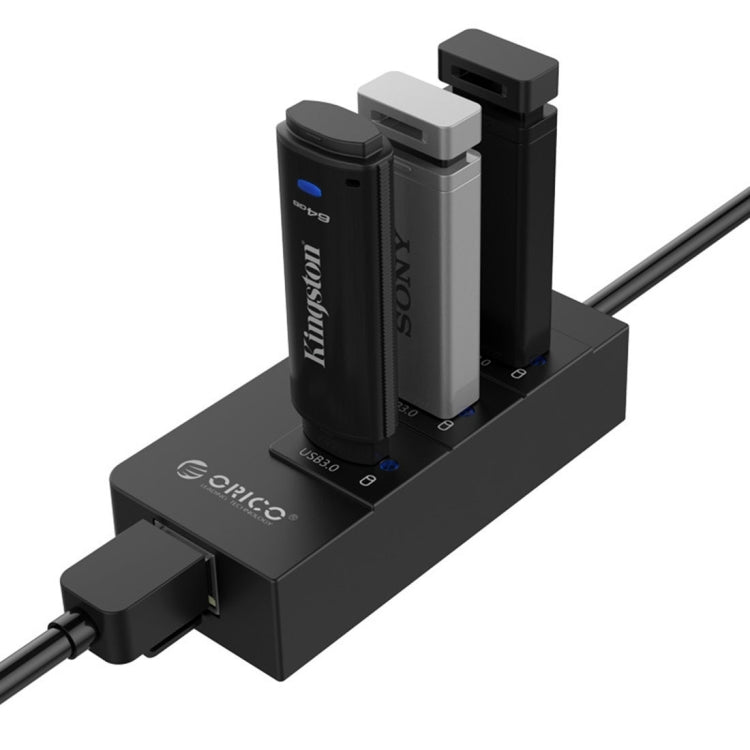 HUB USB 3.0 ORICO HR01-U3 avec RJ45 pour PC et gaming