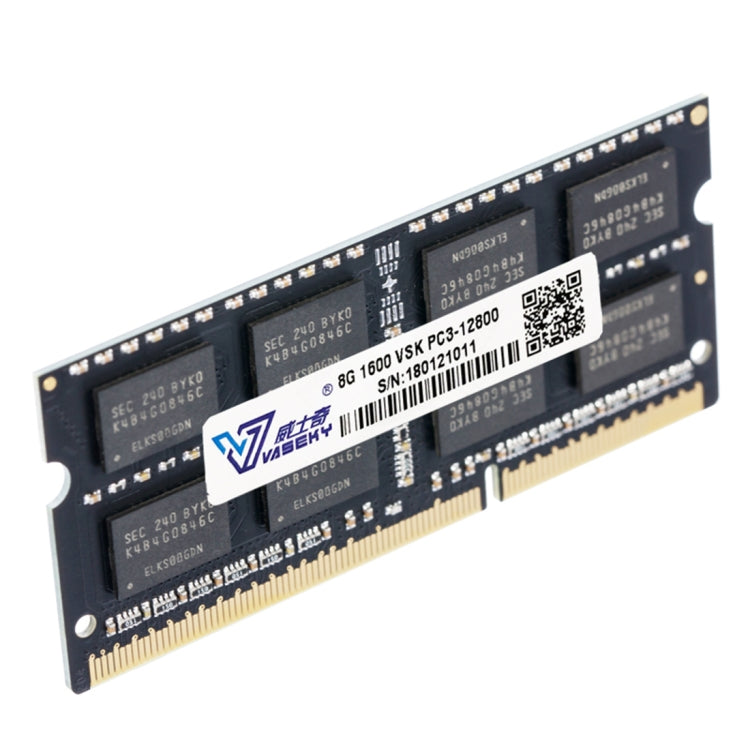 Mémoire RAM 8 Go DDR3 1600 MHz pour PC Portable Gaming