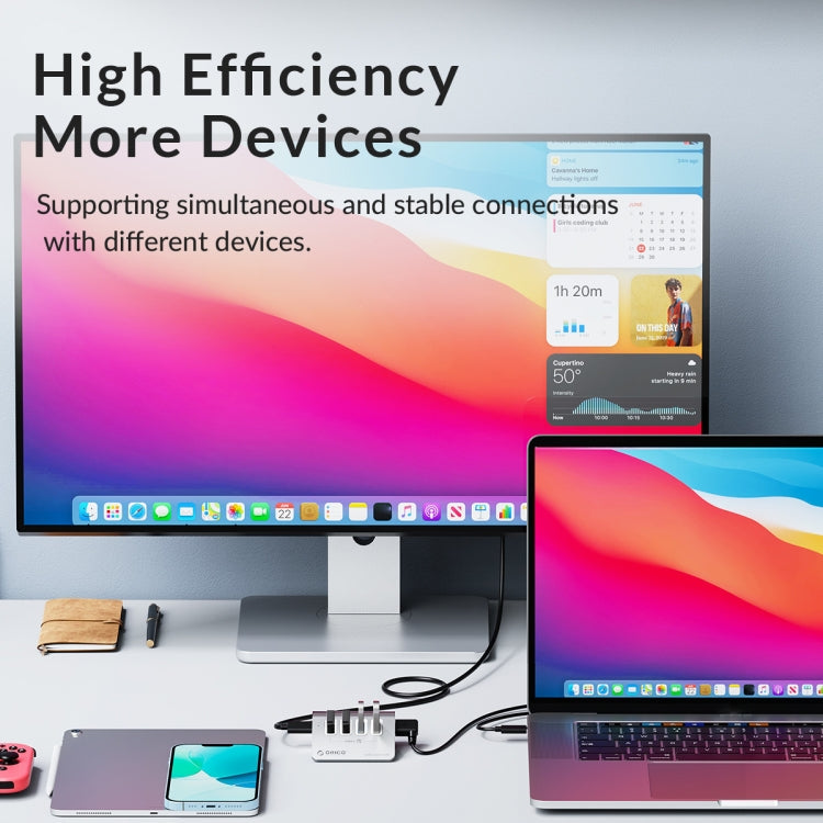 Hub USB Type-C et 4 ports USB 3.2 pour PC Gaming