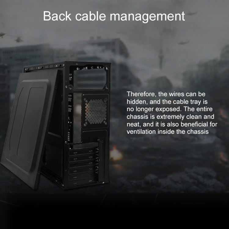 Boîtier PC T5 micro-ATX/ATX USB 2.0 pour gamers