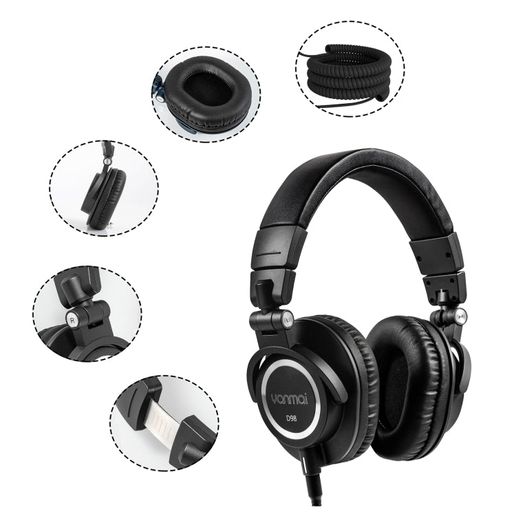 Casque Gaming Professionnel Yanmai D98 - Noir et Argent
