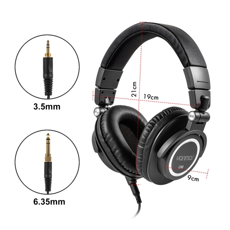 Casque Gaming Professionnel Yanmai D98 - Noir et Argent