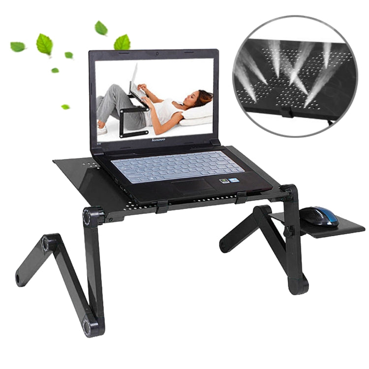 Support de Bureau Portable Pliable avec Tapis de Souris