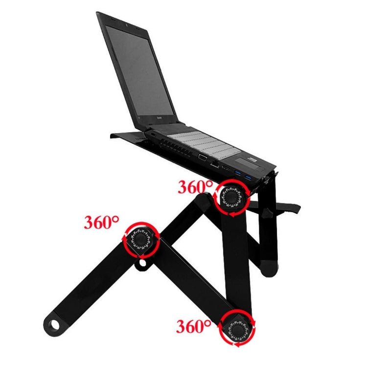 Support de Bureau Portable Pliable avec Tapis de Souris