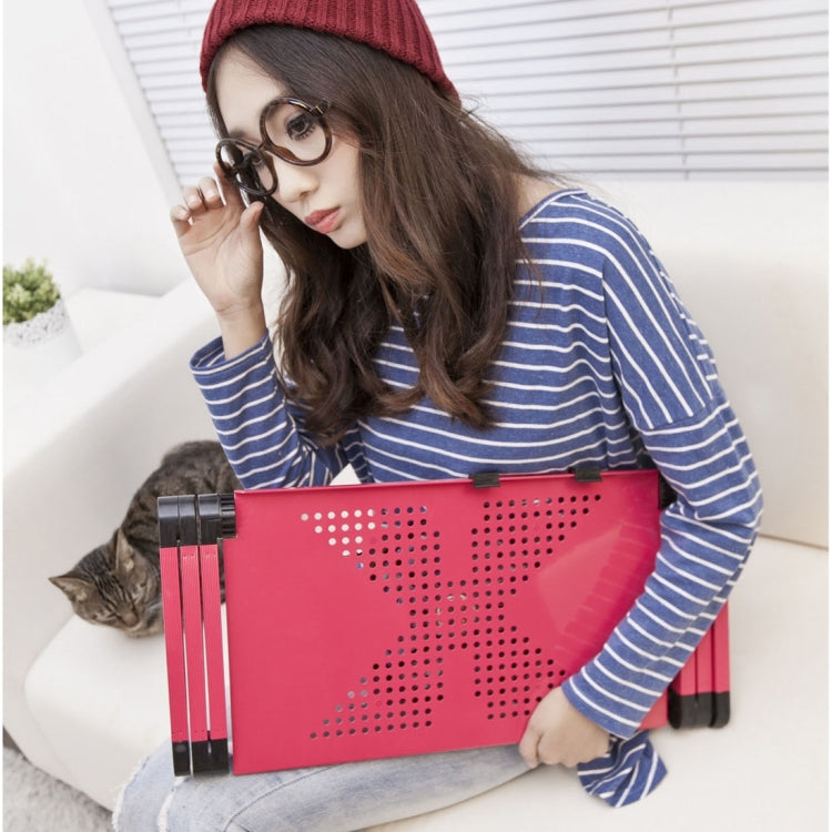Support de Bureau Portable Pliable avec Tapis de Souris