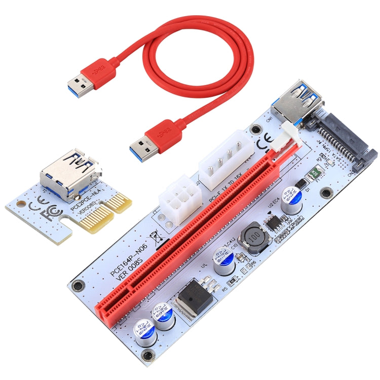 Adaptateur Riser PCI-E 1x à 16x USB 3.0 pour Gaming PC