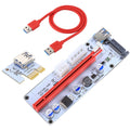 Adaptateur Riser PCI-E 1x à 16x USB 3.0 pour Gaming PC