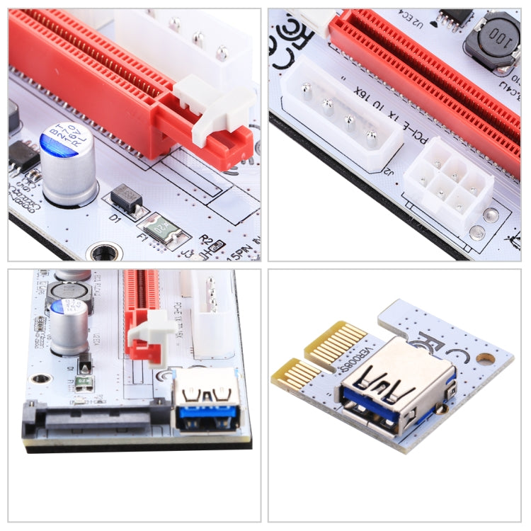 Adaptateur Riser PCI-E 1x à 16x USB 3.0 pour Gaming PC
