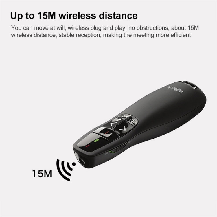 Télécommande sans fil Logitech R400 pour présentations