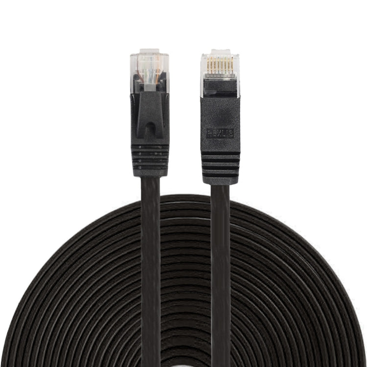 Câble réseau Ethernet plat ultra-fin CAT6 de 15 m, câble de raccordement RJ45, Length: 15m
