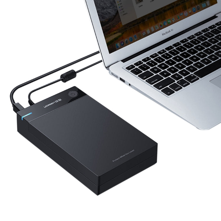 Boîtier de disque dur USB 3.0 UGREEN US222 pour SSD et HDD