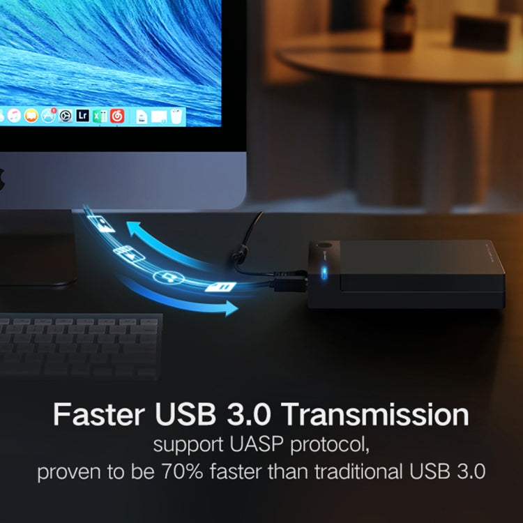 Boîtier de disque dur USB 3.0 UGREEN US222 pour SSD et HDD