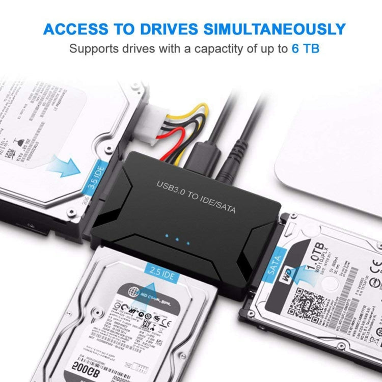 Câble adaptateur USB 3.0 vers SATA/IDE pour disque dur PC