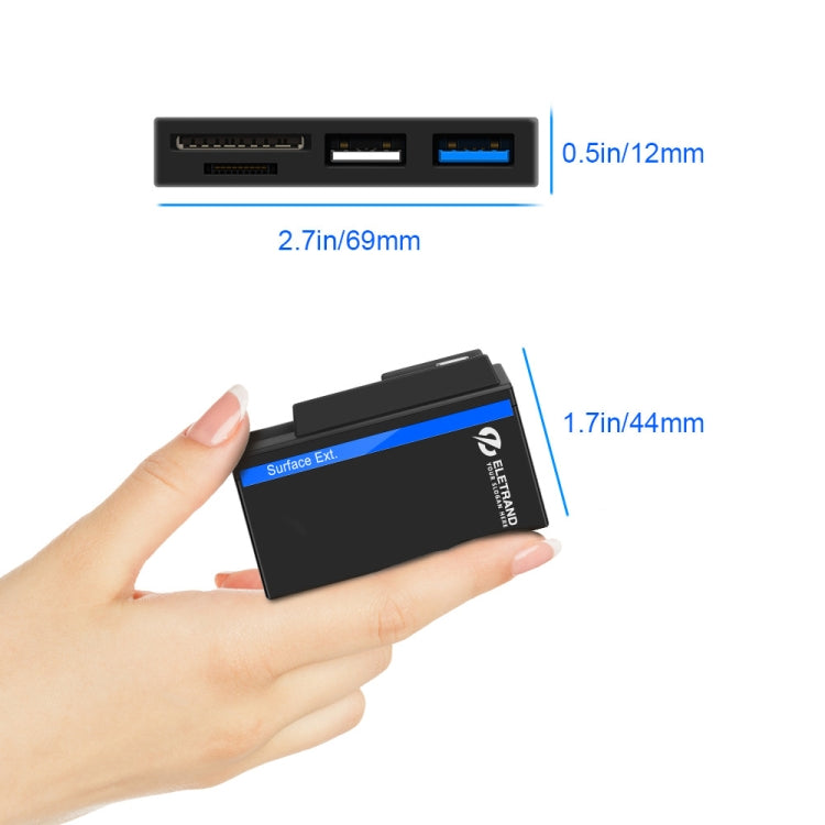 Hub USB 3.0 pour Microsoft Surface Go - Accessoire Gaming