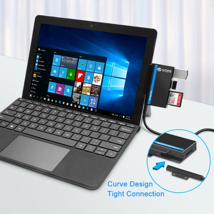 Hub USB 3.0 pour Microsoft Surface Go - Accessoire Gaming