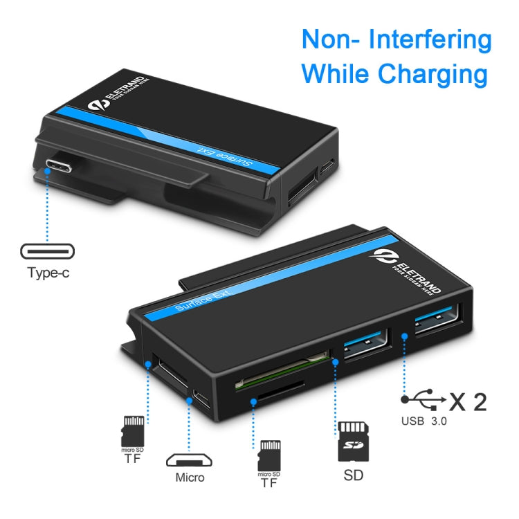 USB 3.0 Hub for Microsoft Surface Go - Gaming Accessory