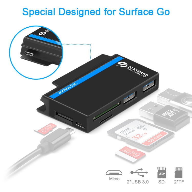 USB 3.0 Hub for Microsoft Surface Go - Gaming Accessory