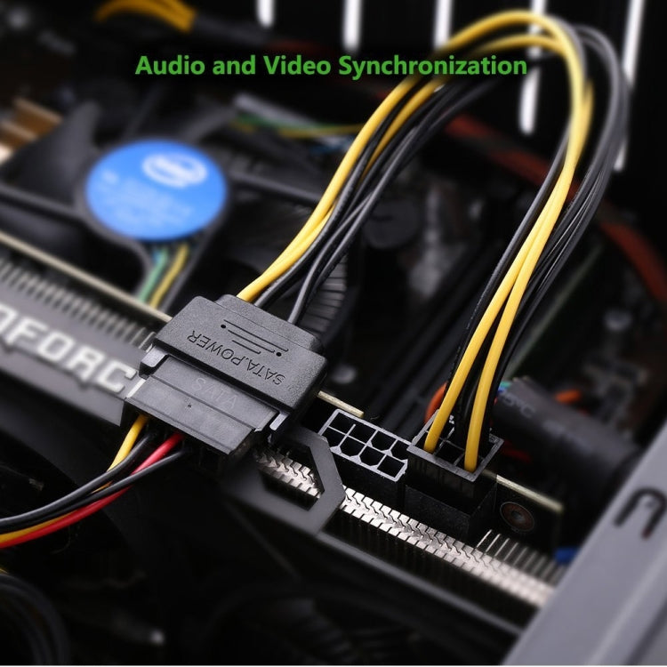 20cm SATA power cable for PC graphics card