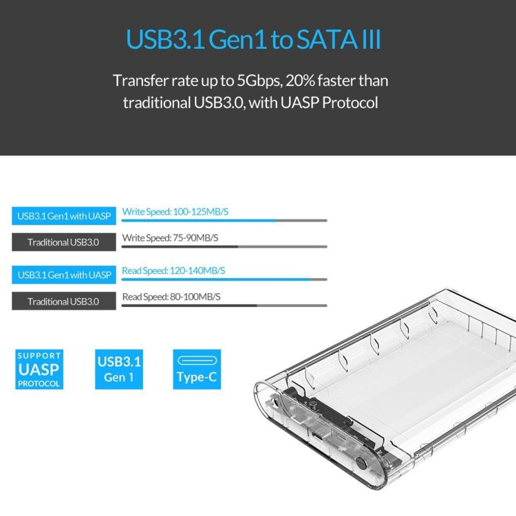 Boîtier externe HDD 3,5" USB 3.1 Type-C pour PC gaming