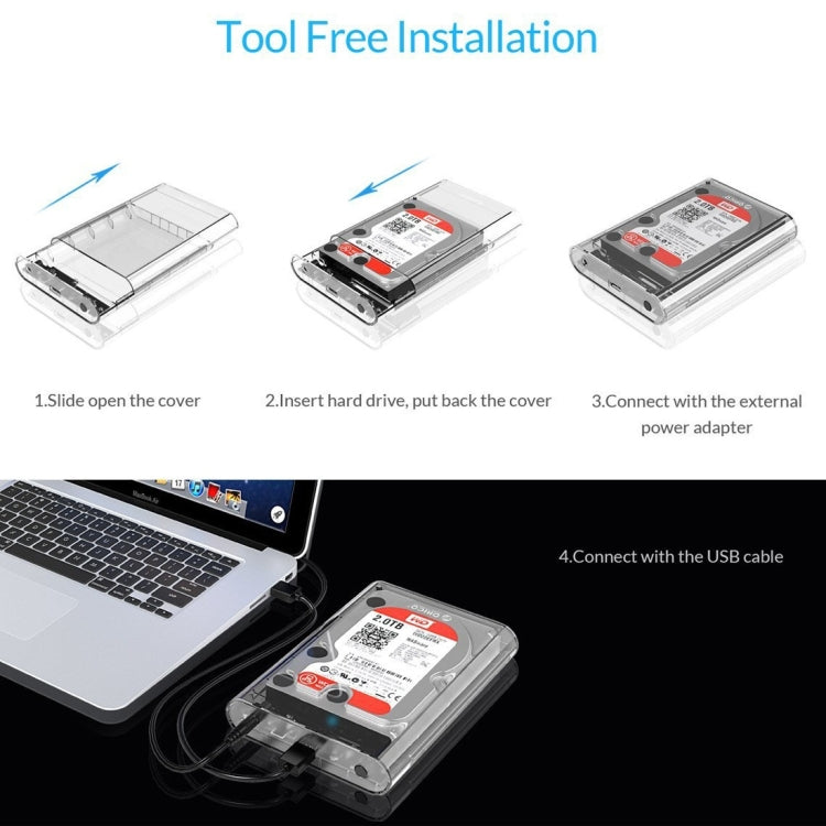 Boîtier Disque Dur Externe 3.5" USB 3.0 pour Gaming PC