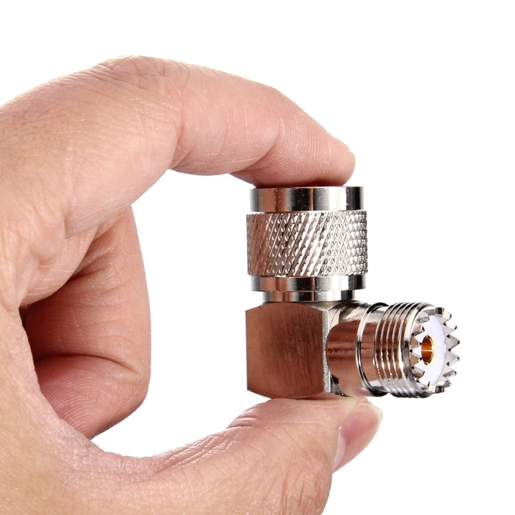 Connecteur UHF Femelle vers Mâle 90° - Accessoire Gaming