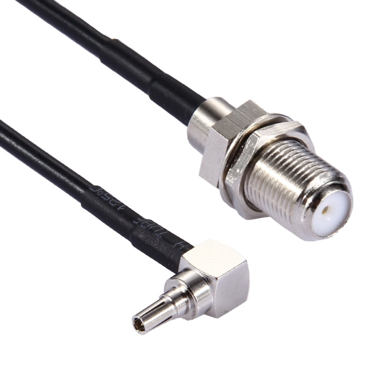 90° Angled CRC9 to Female F Cable - Gaming PC Accessory