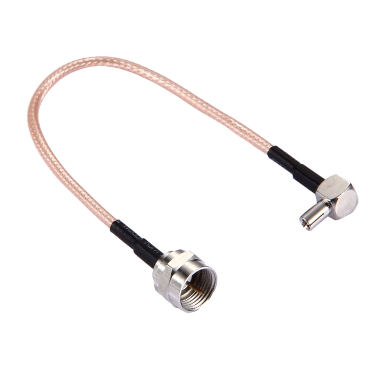 Câble TS9 vers F mâle RG316 15 cm pour accessoires gaming