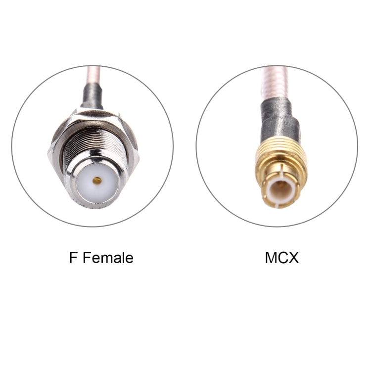 MCX to F Female Cable 15 cm - PC Gaming Accessory