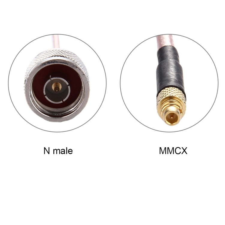MMCX to N-Male Cable 15 cm - PC Gaming Accessory