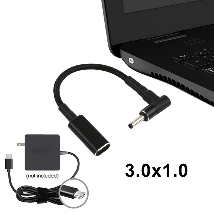 Adaptateur USB-C 100W pour PC Gaming - Câble Nylon Tressé