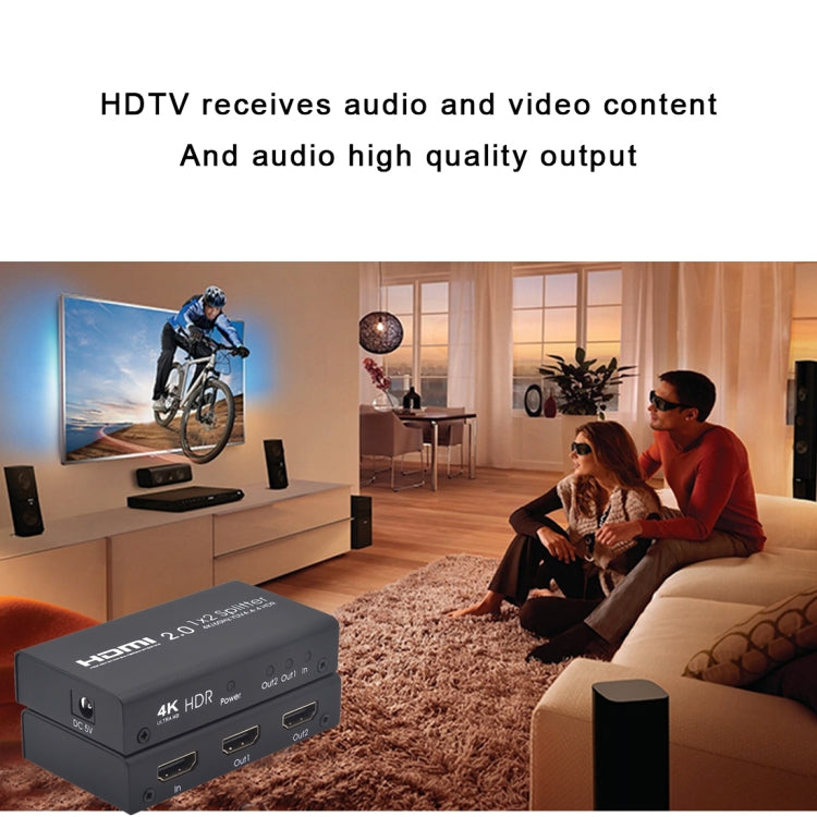Répartiteur HDMI 2.0 1x2 4K pour PC et Gaming
