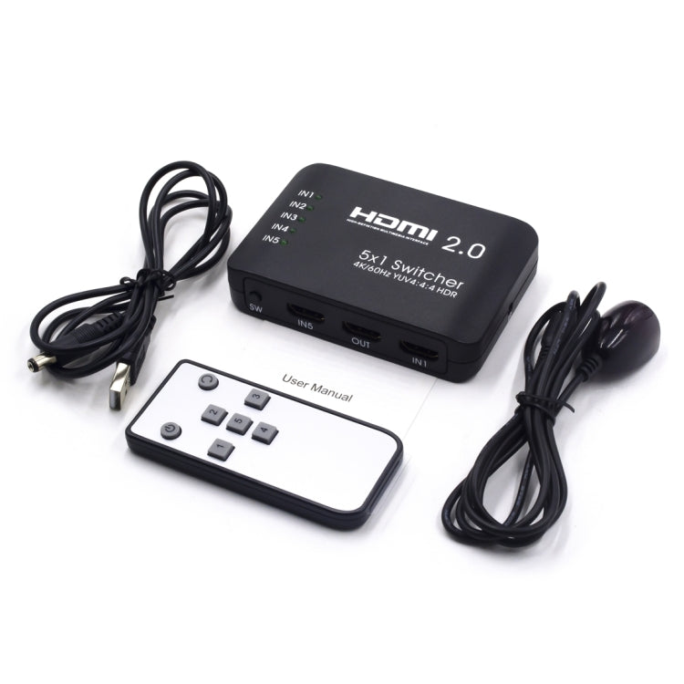 Répartiteur HDMI 2.0 5x1 4K pour Gaming PC Ultra HD