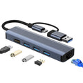 5-in-2 USB-C Hub Adapter for Gaming PC - BYL-2208