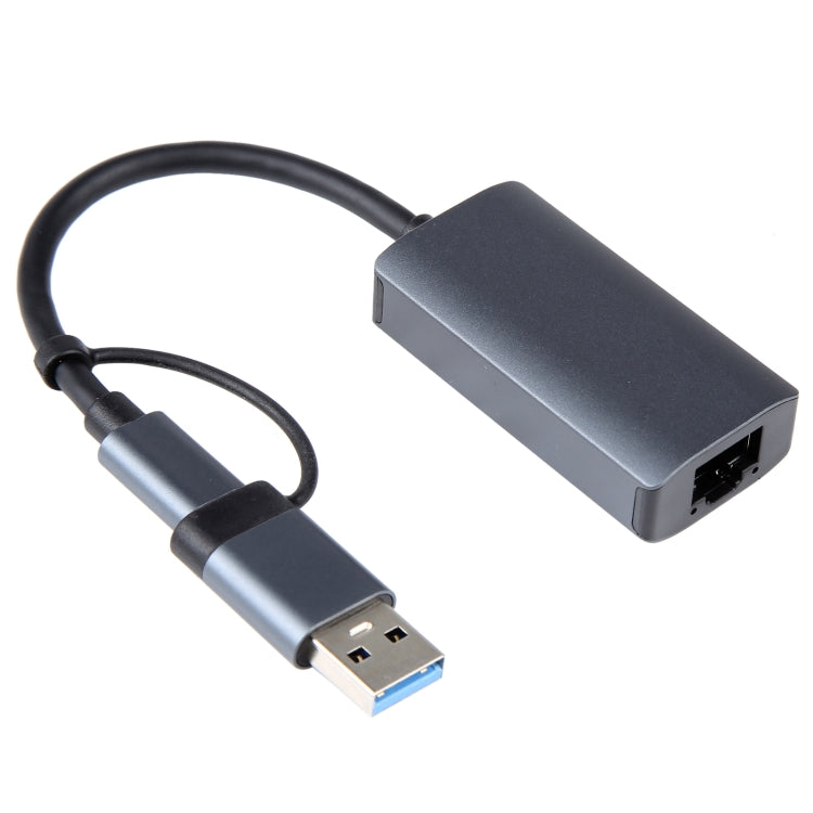 Adaptateur USB-C vers RJ45 2 en 1 pour PC Gaming