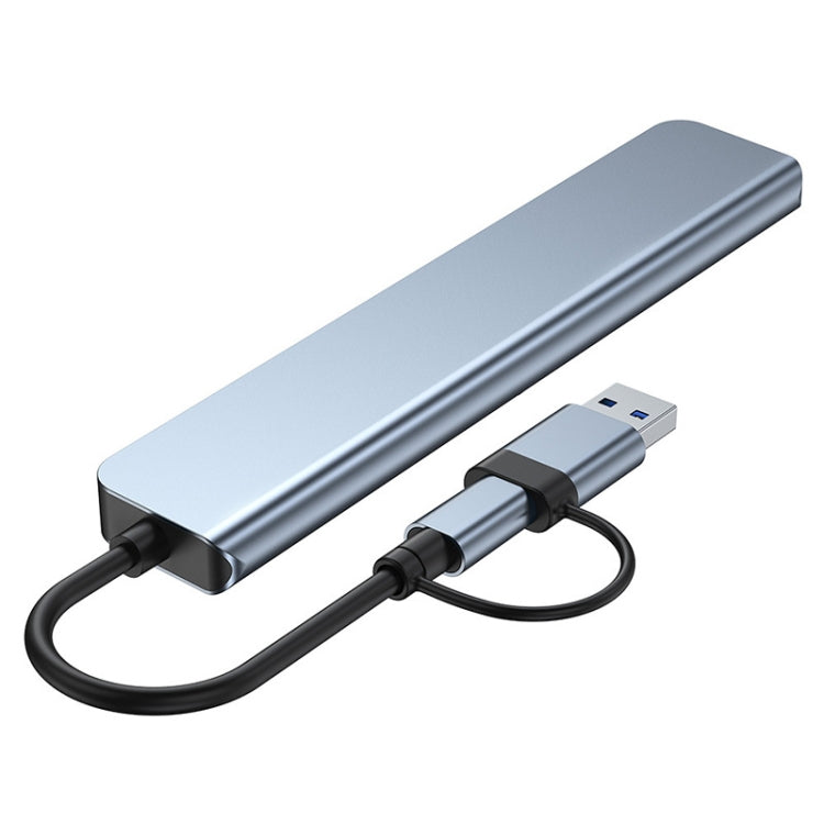HUB USB 8 en 1 pour PC - Adaptateur multifonctionnel Type-C