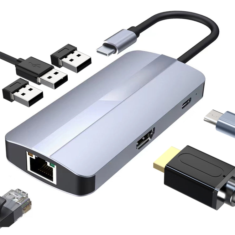 Adaptateur USB-C 6 en 1 pour PC Gamer - BYL-2209