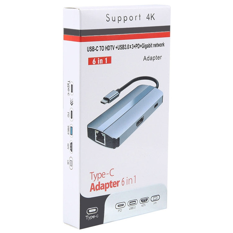 Adaptateur USB-C 6 en 1 pour PC Gamer - BYL-2209