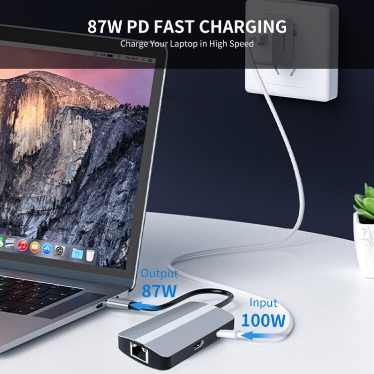 Adaptateur USB-C 6 en 1 pour PC Gamer - BYL-2209