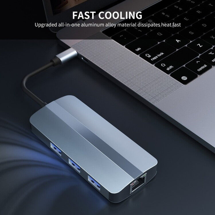 Adaptateur USB-C 6 en 1 pour PC Gamer - BYL-2209