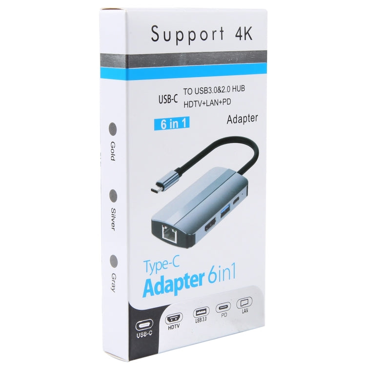 6-in-1 USB-C Hub Adapter for Gaming PC - BYL-2203