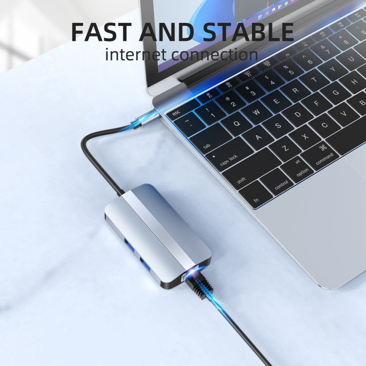 6-in-1 USB-C Hub Adapter for Gaming PC - BYL-2203