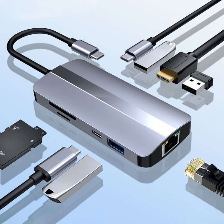 9-in-1 USB-C HUB Adapter for Gaming PCs and Accessories