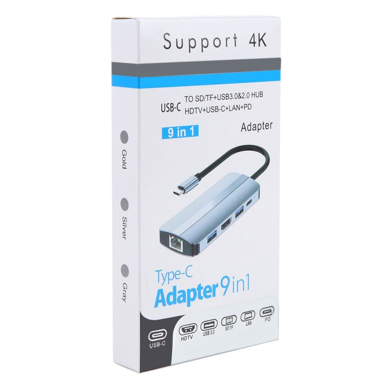 9-in-1 USB-C HUB Adapter for Gaming PCs and Accessories