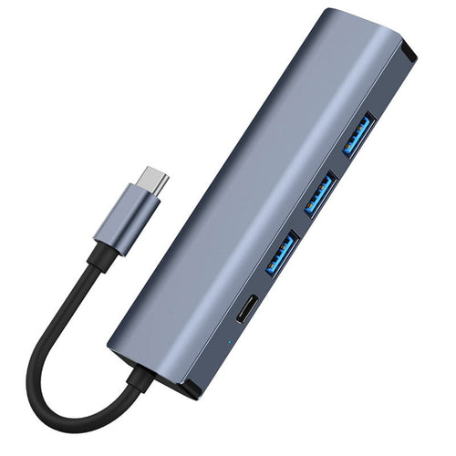 Adaptateur HUB USB-C 5 en 1 pour PC Gaming et Réseau 1000M