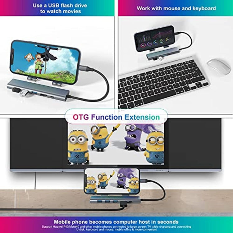 6-in-1 USB-C HUB Adapter for Gaming PC - BYL-2210